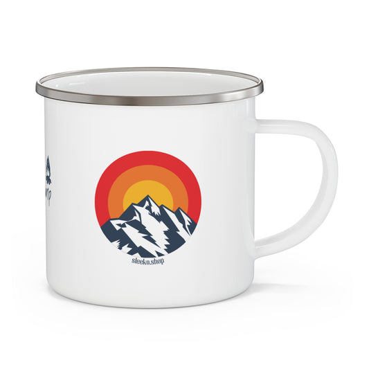 Enamel Camping Mug - Sip & Camp