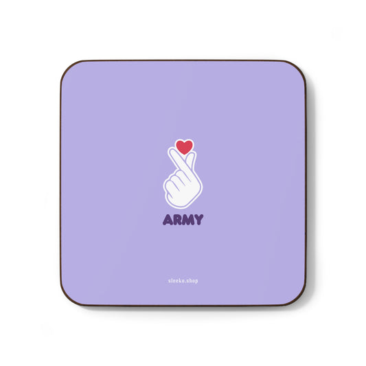 Hardboard Back Coaster - ARMY