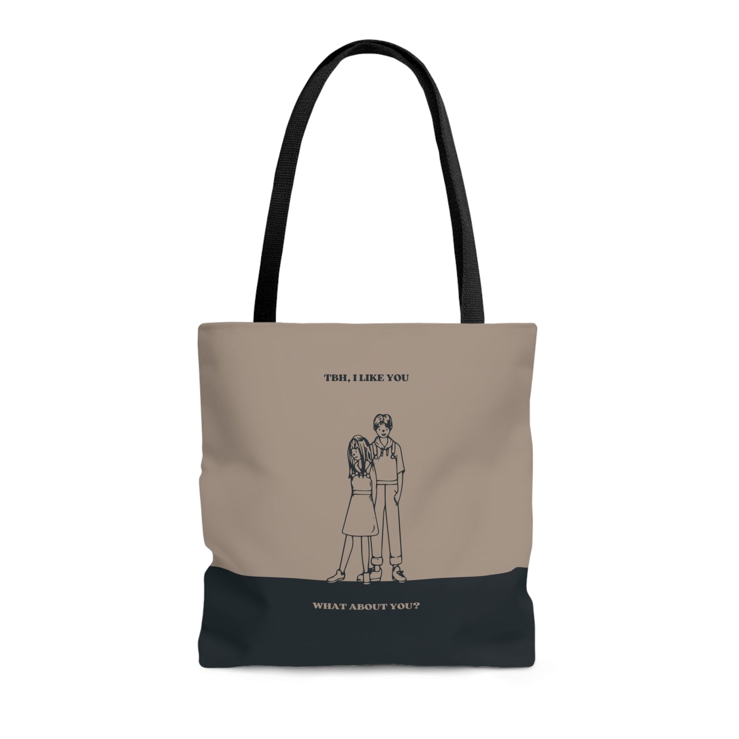 Tote Bag (AOP) - TBH I LIKE YOU