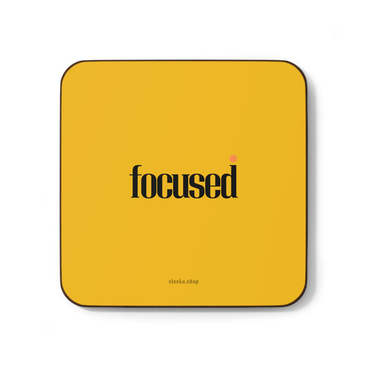 Hardboard Back Coaster - Focused