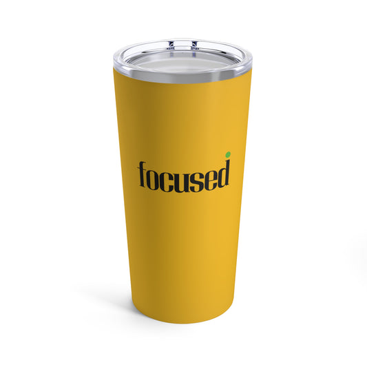 Tumbler 20oz - Focused (yellow)