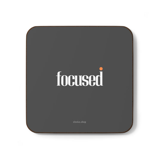 Hardboard Back Coaster - Focused