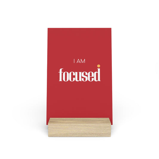 I AM focused. - Gallery Board