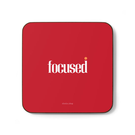 Hardboard Back Coaster - Focused