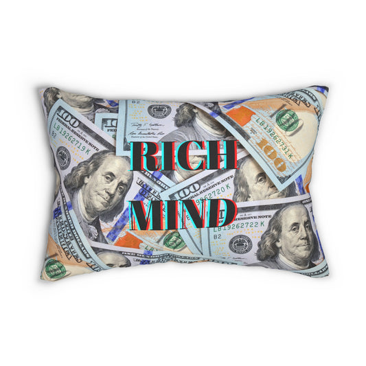 Spun Lumbar Pillow - RICH MIND