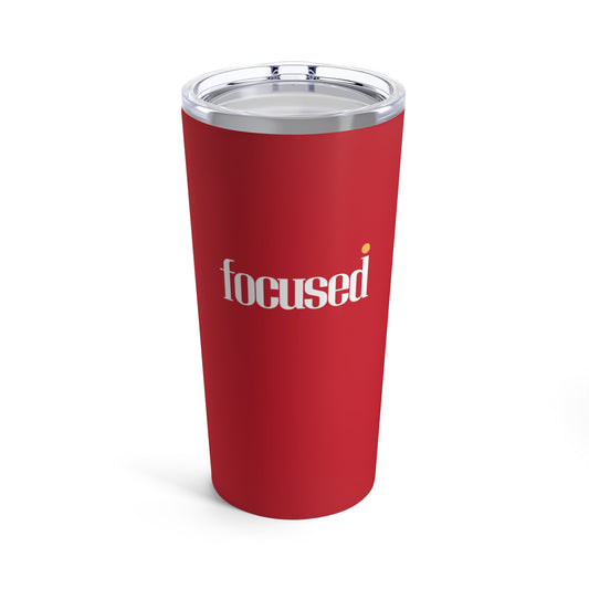 Tumbler 20oz - Focused (red)