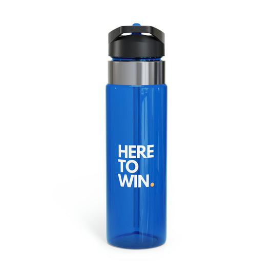 Kensington Tritan™ Sport Bottle, 20oz - HERE TO WIN. (blue)